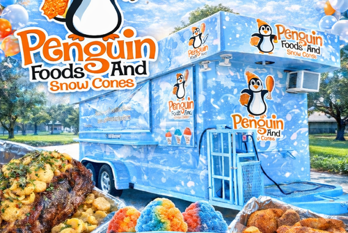 Penguin Foods and Snow Cones Catering Menu and Profile